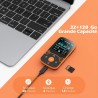 Agptek lecteur mp3 bleutooth 5.3 avec clip, 32go baladeur sport portable, lecteur de musique avec bouton volume indépendant/radi