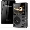 Hifi walker h2 lecteur mp3 bleutooth hi-res, baladeur mp3 hifi audiophile flac de musique avec dsd dac, lecteur audio portable h