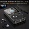 Hifi walker h2 lecteur mp3 bleutooth hi-res, baladeur mp3 hifi audiophile flac de musique avec dsd dac, lecteur audio portable h