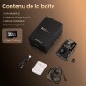 Hifi walker h2 lecteur mp3 bleutooth hi-res, baladeur mp3 hifi audiophile flac de musique avec dsd dac, lecteur audio portable h