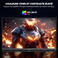 KOORUI G2511E Ecran PC Gamer 25 Pouces, 320Hz, Fast IPS, FHD 1080P Ecran Gaming, 1ms, HDR400, Adaptive Sync, Compatible VESA 75x