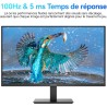 KOORUI E2412F 24 Pouces Ecran PC, FHD 1920 x 1080 100Hz Moniteur HDMI 1.4, Eye Care, inclinable de -5° à 15°, VESA 100 x 100mm