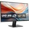 KOORUI N07 27 Pouces Écran PC, 4K Moniteur UHD(3840x2160), IPS 60Hz HDR10 Adaptive Sync, 2X HDMI 2.0 & DisplayPort 1.4, VESA 100