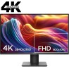 KOORUI N07 27 Pouces Écran PC, 4K Moniteur UHD(3840x2160), IPS 60Hz HDR10 Adaptive Sync, 2X HDMI 2.0 & DisplayPort 1.4, VESA 100