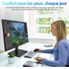 KOORUI E2411K 24 Pouces Ecran PC Gamer, 144Hz FHD IPS PC Moniteur Gaming, Adaptive Sync HDMI 1.4, Eye Care Inclinable de -5° à 1