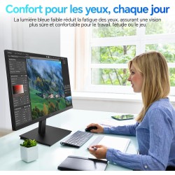 KOORUI E2711K 27 Pouces Ecran PC, FHD 1920 x 1080 144Hz Ecran pc Gamer,IPS,Adaptive Sync HDMI 1.4 Gaming Moniteur, Eye Care, inc