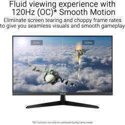 ASUS Moniteur VY279HGR Eye Care – 27 Pouces FHD (1920 x 1080), IPS, 120 Hz (OC), SmoothMotion, 1 ms, Adaptive Sync, Technologie 