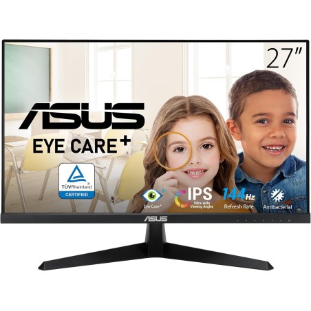 ASUS VY279HGE – Moniteur gaming Eye Care 27" Full HD (1920 x 1080), IPS, 144Hz, IPS, SmoothMotion, 1ms (MPRT), FreeSync Premium,