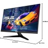 ASUS VY279HGE – Moniteur gaming Eye Care 27" Full HD (1920 x 1080), IPS, 144Hz, IPS, SmoothMotion, 1ms (MPRT), FreeSync Premium,