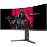 KOORUI Gaming Monitor 34 Pouces incurvé, 1440P 165Hz 1ms WQHD, FreeSync Compatible avec G-Sync, HDMI 2.0 Display Port, 1000R HDR