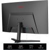 KOORUI 24'' Ecran PC Gamer Incurvé, 180Hz 1ms FHD PC Moniteur Gaming 1500R, Adaptive Sync VESA 100x100mm, Inclinaison réglable, 