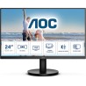 Aoc 24b3hm - écran fhd 24 pouces, 75hz, va, 4ms, freesync, low bleu light, anti-scintillement, support vesa, sans cadre (1920 x 