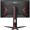 AOC Gaming 24G2SP Écran FHD 24" 165 Hz, 1 ms, FreeSync Premium (1920 x 1080, VGA, HDMI, DisplayPort) Noir/Rouge
