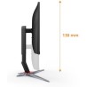 AOC Gaming 24G2SP Écran FHD 24" 165 Hz, 1 ms, FreeSync Premium (1920 x 1080, VGA, HDMI, DisplayPort) Noir/Rouge