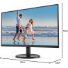 Aoc 27b3hm - écran fhd 27 pouces, 75hz, va, 4ms, freesync, low bleu light, anti-scintillement, support vesa, sans cadre (1920 x 