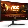 AOC Écran gaming incurvé C32G2ze 80 cm (31,5 pouces) (FHD, HDMI, DisplayPort, temps de réponse MPRT de 1 ms, 1920 x 1080 px, 240