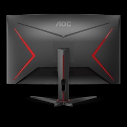 AOC Écran gaming incurvé C32G2ze 80 cm (31,5 pouces) (FHD, HDMI, DisplayPort, temps de réponse MPRT de 1 ms, 1920 x 1080 px, 240