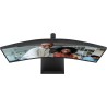 AOC WQHD CU34E4CV 34 Pouces Moniteur, 120 Hz, VA, 4 ms, synchronisation adaptative, HDR Ready/HDR10, réglage de la Hauteur, Haut