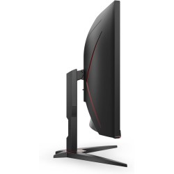 AOC Gaming CU34G2XE - Moniteur incurvé WQHD 34 ", 144 Hz, FreeSync Prem, HDR10 (3440 x 1440, 1 ms MPRT, HDMI, DisplayPort) Noir/