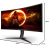 AOC Gaming CU34G2XE - Moniteur incurvé WQHD 34 ", 144 Hz, FreeSync Prem, HDR10 (3440 x 1440, 1 ms MPRT, HDMI, DisplayPort) Noir/