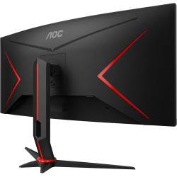 AOC Écran gaming incurvé ultrawide CU34G2X 86 cm (34 pouces) (QHD, HDMI, DisplayPort, FreeSync, temps de réponse de 1 ms, 144 Hz