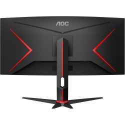 AOC Écran gaming incurvé ultrawide CU34G2X 86 cm (34 pouces) (QHD, HDMI, DisplayPort, FreeSync, temps de réponse de 1 ms, 144 Hz