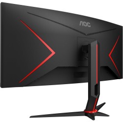 AOC Écran gaming incurvé ultrawide CU34G2X 86 cm (34 pouces) (QHD, HDMI, DisplayPort, FreeSync, temps de réponse de 1 ms, 144 Hz
