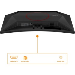 AOC Gaming C24G42E - Moniteur incurvé Full HD 24 Pouces, 180 Hz, 0,5 ms, FreeSync Premium (1920x1080, 1x HDMI 2.0, 1x DisplayPor