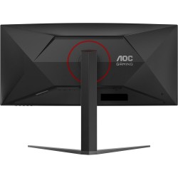 AOC Gaming CU34G4 - Moniteur Quad HD 34 Pouces, 180 Hz, 1 ms, FreeSync Prem., HDR10 (2560x1440, 1x HDMI 2.0, 1x DisplayPort 1.4)
