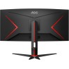 AOC Gaming CU34G2XP - Moniteur incurvé WQHD 34 ", 180 Hz, FreeSync Prem, HDR400 (3440 x 1440, 1 ms GtG, HDMI, DisplayPort, hub U