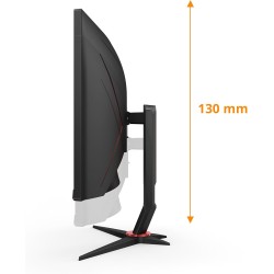 AOC Gaming CU34G2XP - Moniteur incurvé WQHD 34 ", 180 Hz, FreeSync Prem, HDR400 (3440 x 1440, 1 ms GtG, HDMI, DisplayPort, hub U
