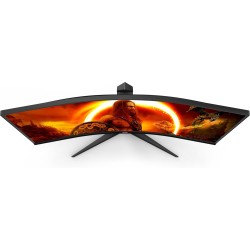 AOC Gaming CU34G2XP - Moniteur incurvé WQHD 34 ", 180 Hz, FreeSync Prem, HDR400 (3440 x 1440, 1 ms GtG, HDMI, DisplayPort, hub U