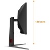 AOC Gaming CU34G4Z - Moniteur incurvé WQHD 34 Pouces, 240 Hz, FreeSync Prem., HDR400 (3440x1440, 1ms GtG, 2X HDMI 2.1, 1x Displa