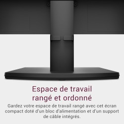 Dell 24 Écran PC - SE2425HM, Full HD (1920x1080), 100Hz, IPS, 5ms, VESA (100x100mm), HDMI, VGA, Garantie 3 Ans, Noir