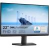 Dell 22 Écran PC - SE2225HM, Full HD (1920x1080), 100Hz, VA, 5ms, VESA (100x100mm), HDMI, VGA, Garantie 3 Ans, Noir