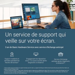 Dell 22 Écran PC - SE2225HM, Full HD (1920x1080), 100Hz, VA, 5ms, VESA (100x100mm), HDMI, VGA, Garantie 3 Ans, Noir