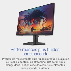Dell 24 Écran PC Gaming - SE2425HG, Full HD (1920x1080), 200Hz, Fast IPS, 1ms, AMD FreeSync Premium, 99% sRGB, VESA (100x100mm),