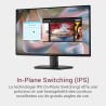 Dell 27 Écran PC - SE2725HM, Full HD (1920x1080), 100Hz, IPS, 5ms, VESA (100x100mm), HDMI, VGA, Garantie 3 Ans, Noir