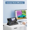 Yodoit Écran Portable 14", 1920 × 1080 100% sRGB FHD Ecran IPS avec USB Type C Haut-Parleurs Intégrés Soin des Yeux pour PC, Ord