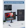 Yodoit Écran Portable 14", 1920 × 1080 100% sRGB FHD Ecran IPS avec USB Type C Haut-Parleurs Intégrés Soin des Yeux pour PC, Ord
