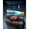Yodoit Écran Portable 15,6" 144 Hz, 1920 × 1080 FHD Moniteur IPS 100% SRGB Display HDMI USB Type C avec Haut-parleurs Intégrés p