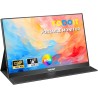 Yodoit Écran Portable 16", 1920 × 1200 FHD Moniteur Portable IPS 100% SRGB Display HDMI USB Type C Ecran avec Haut-parleurs Inté
