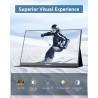 Yodoit Écran Portable 16", 1920 × 1200 FHD Moniteur Portable IPS 100% SRGB Display HDMI USB Type C Ecran avec Haut-parleurs Inté