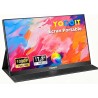 Yodoit Écran Portable 17,3", 1920 × 1080 FHD Moniteur Portable IPS 100% SRGB Display HDMI USB Type C Eye Care Ecran avec Haut-pa