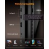 Yodoit Écran Portable 18,5" 100 Hz, 1920 × 1080 FHD Moniteur IPS 100% SRGB Display HDMI USB Type C avec Haut-parleurs Intégrés p