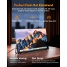 Yodoit Écran Portable 18,5" 100 Hz, 1920 × 1080 FHD Moniteur IPS 100% SRGB Display HDMI USB Type C avec Haut-parleurs Intégrés p