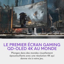 Alienware AW3225QF 32" 4K UHD (3840x2160) 1700R Écran PC Gaming Incurvé, 240Hz, QD OLED, 0.03ms, Compatible NVIDIA G-Sync, HDR, 