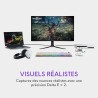 Alienware AW3225QF 32" 4K UHD (3840x2160) 1700R Écran PC Gaming Incurvé, 240Hz, QD OLED, 0.03ms, Compatible NVIDIA G-Sync, HDR, 