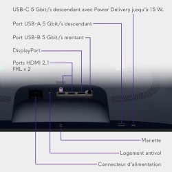 Alienware 27 écran gaming - aw2725d, qhd (2560x1440), 280hz, qd-oled, 0.03ms, compatible nvidia g-sync, amd freesync premium pro