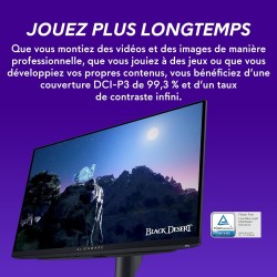 Alienware AW2725DF 27" QHD (2560x1440) Écran PC Gaming, 360Hz, QD OLED, 0.03ms, AMD FreeSync Premium Pro, 99.3% DCI-P3, HDR400, 